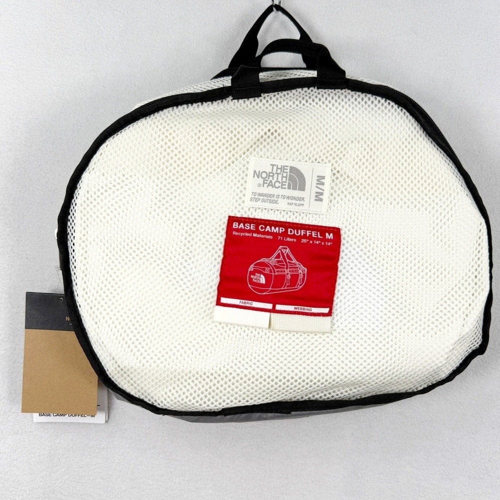 The North Face Base Camp Duffel Size M‎ / 71L White Dune White - NEW